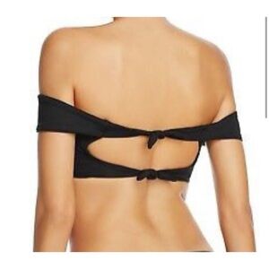 BECCA Socialite V-Wire Bikini Top Black | M